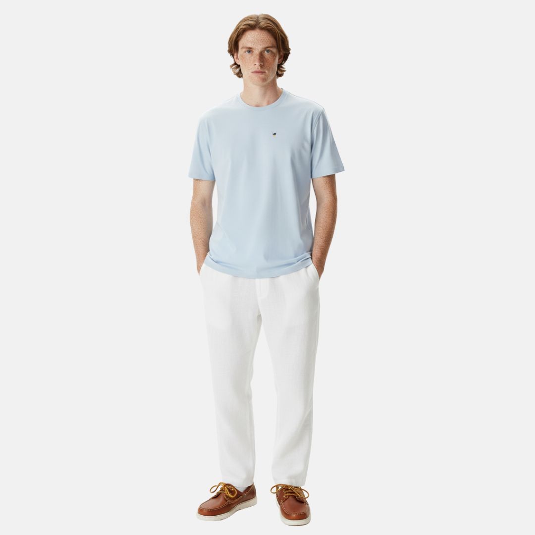 Unisex Merserize Interlok T-Shirt White (2) Unisex Merserize Interlok T-Shirt White (2)