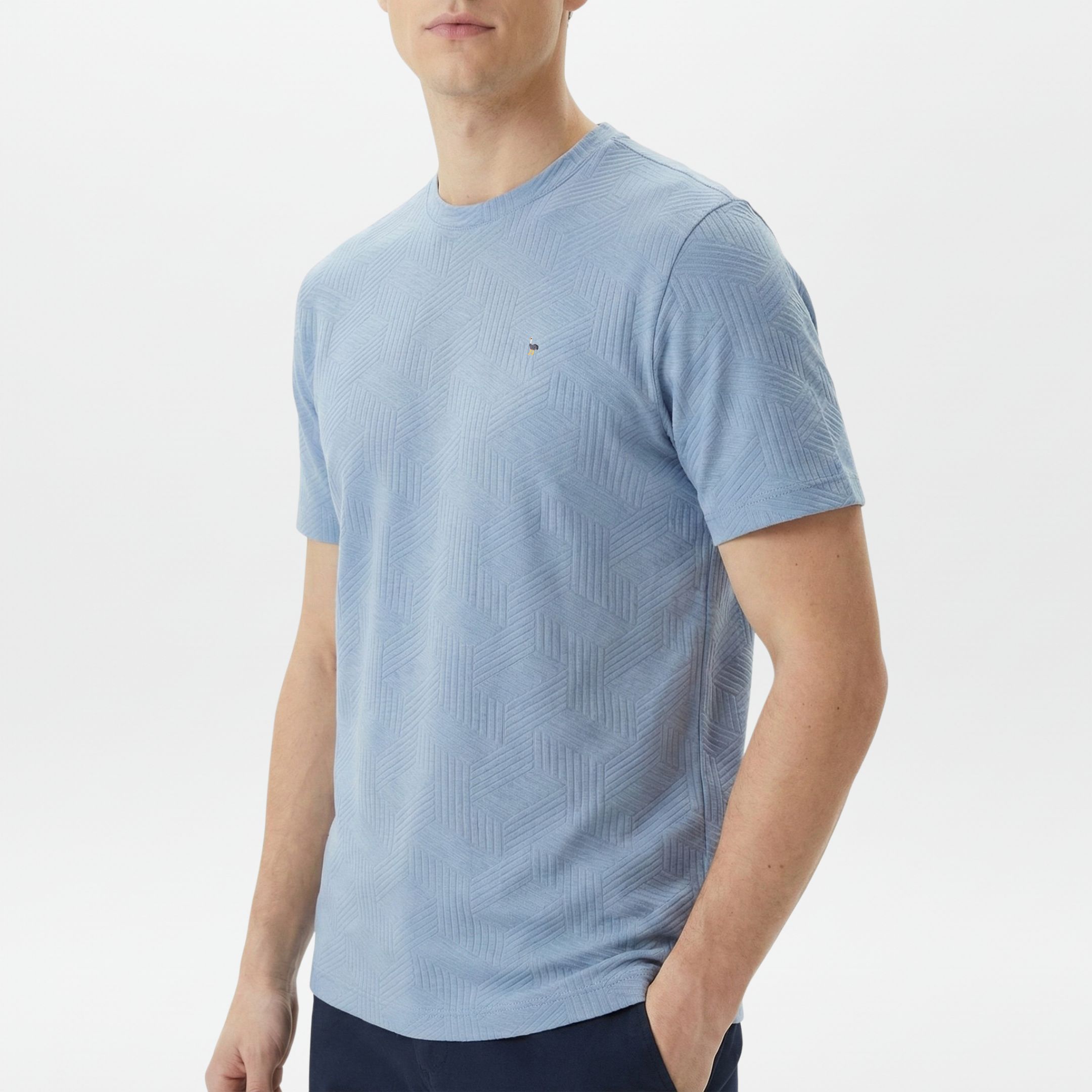 Jakarlı Merserize T-shirt (2) Jakarlı Merserize T-shirt (2)